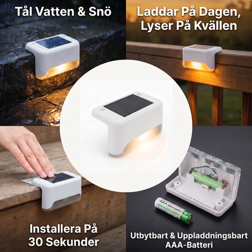 Solcellsdriven - Utomhuslampa